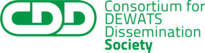 Logo of the Consortium for DEWATS Dissemination Society featuring the acronym "CDD" in green stylized letters.